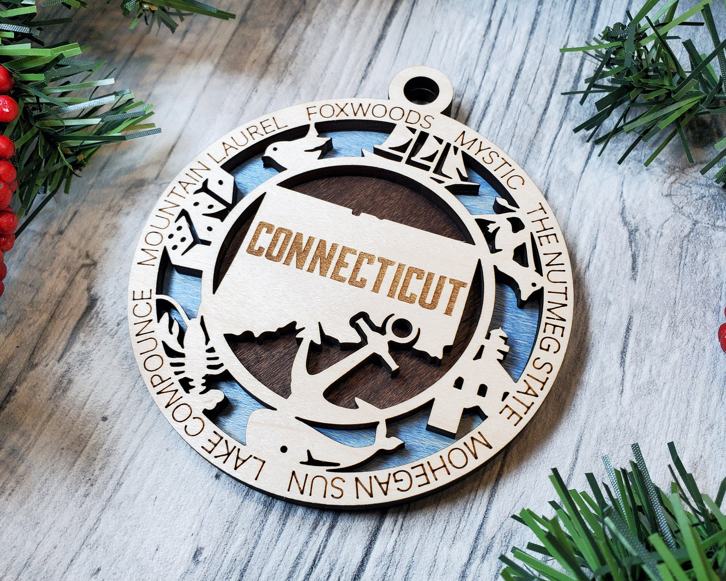 Connecticut Ornament