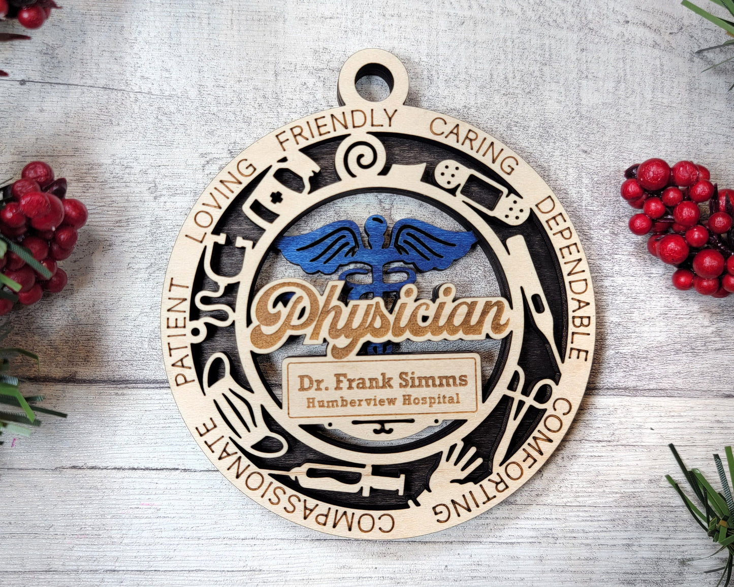 Physician Personalized Ornaments