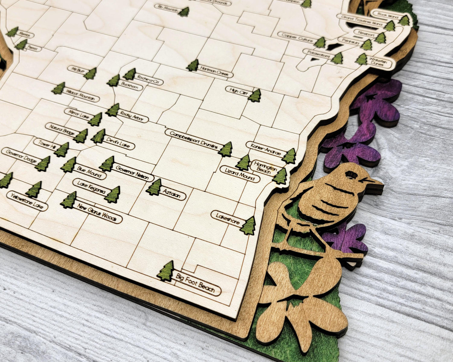 Wisconsin State Parks Travel Maps