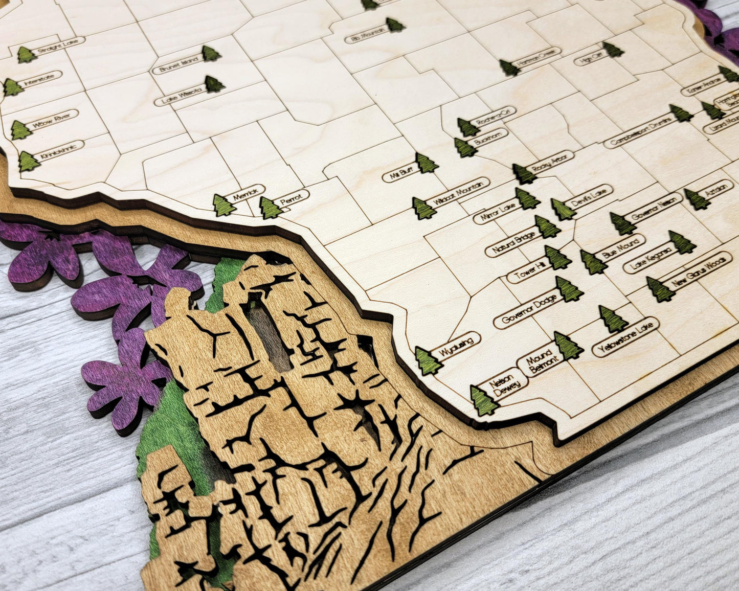 Wisconsin State Parks Travel Maps