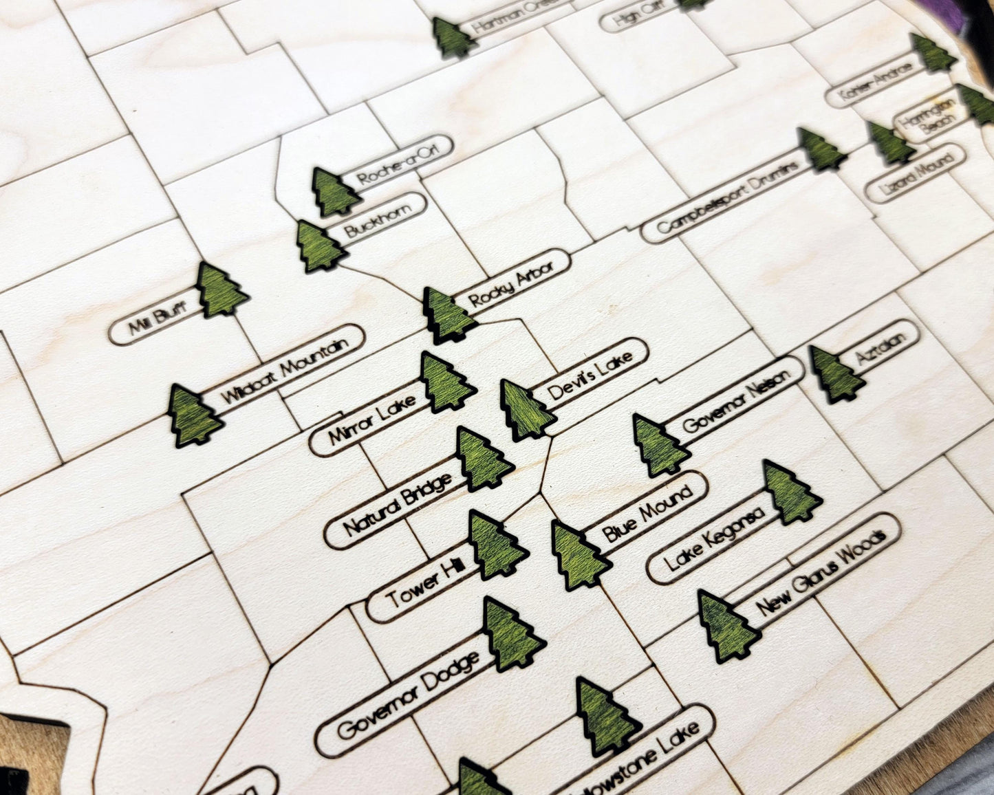Wisconsin State Parks Travel Maps