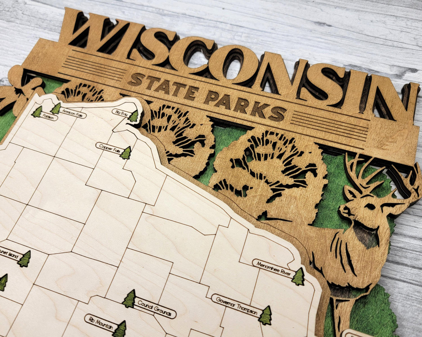 Wisconsin State Parks Travel Maps