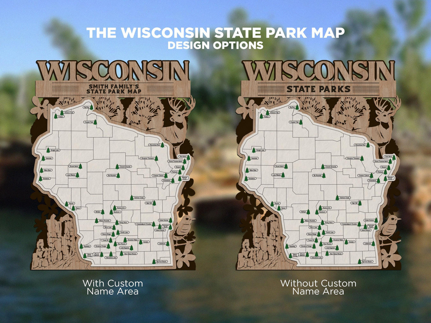 Wisconsin State Parks Travel Maps