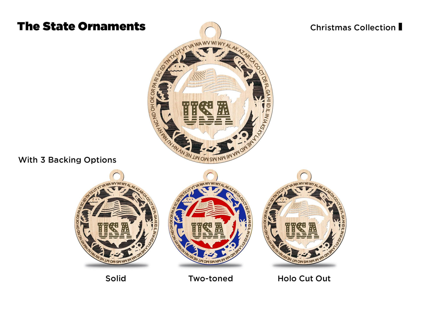USA Ornaments