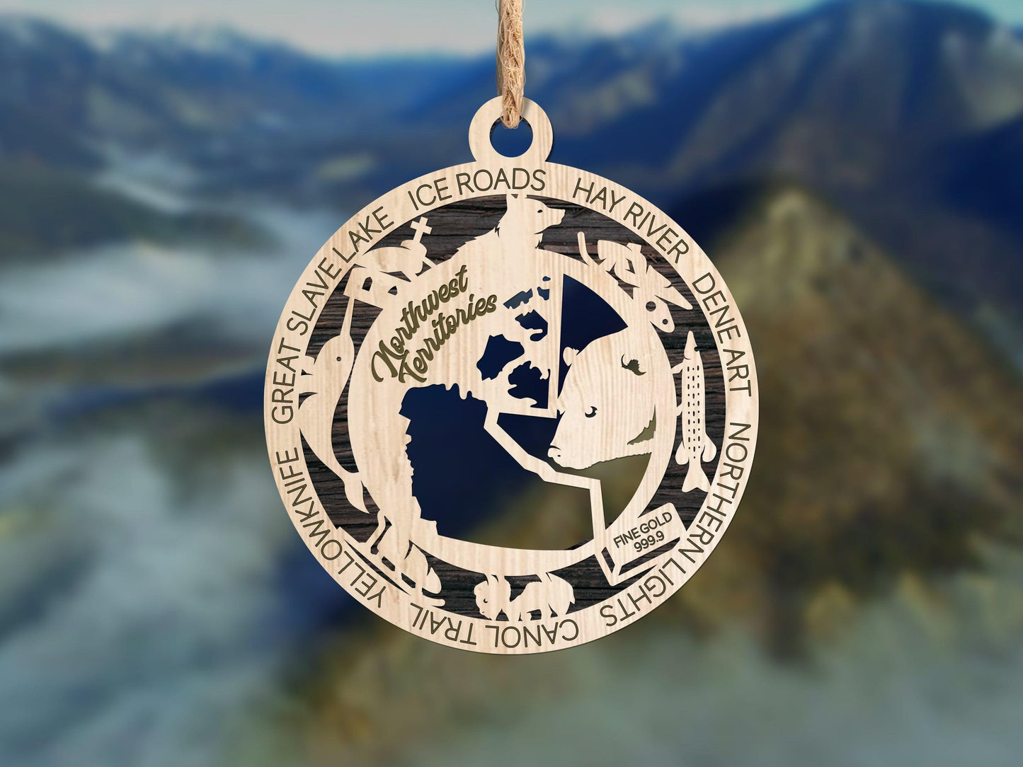 Northwest Territories Province Travel Ornaments