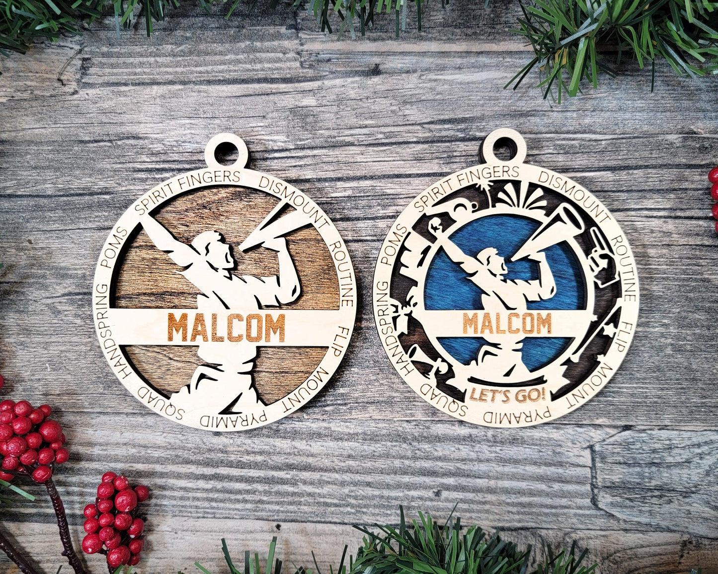 Cheer Personalized Ornaments