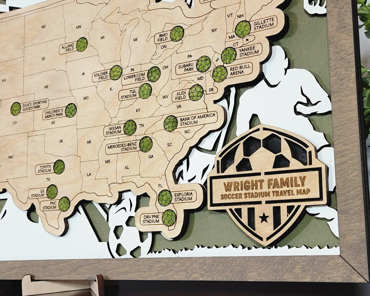 Professional Soccer Stadium Travel Maps
