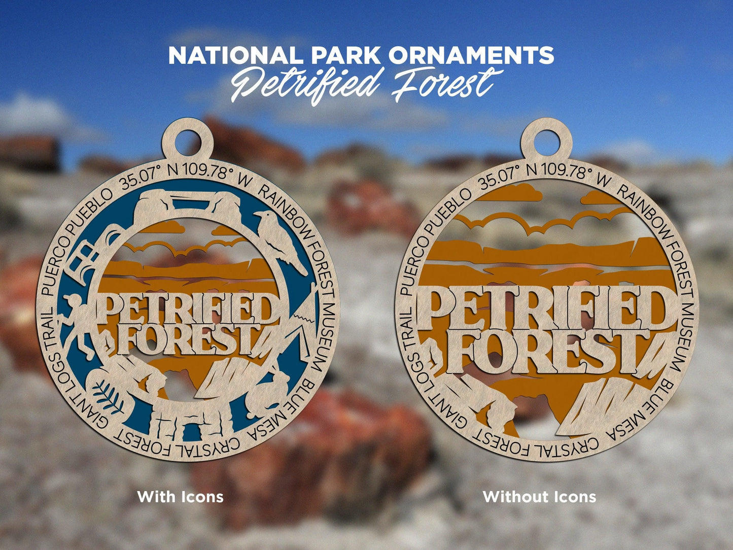 Petrified Forest National Park Ornaments