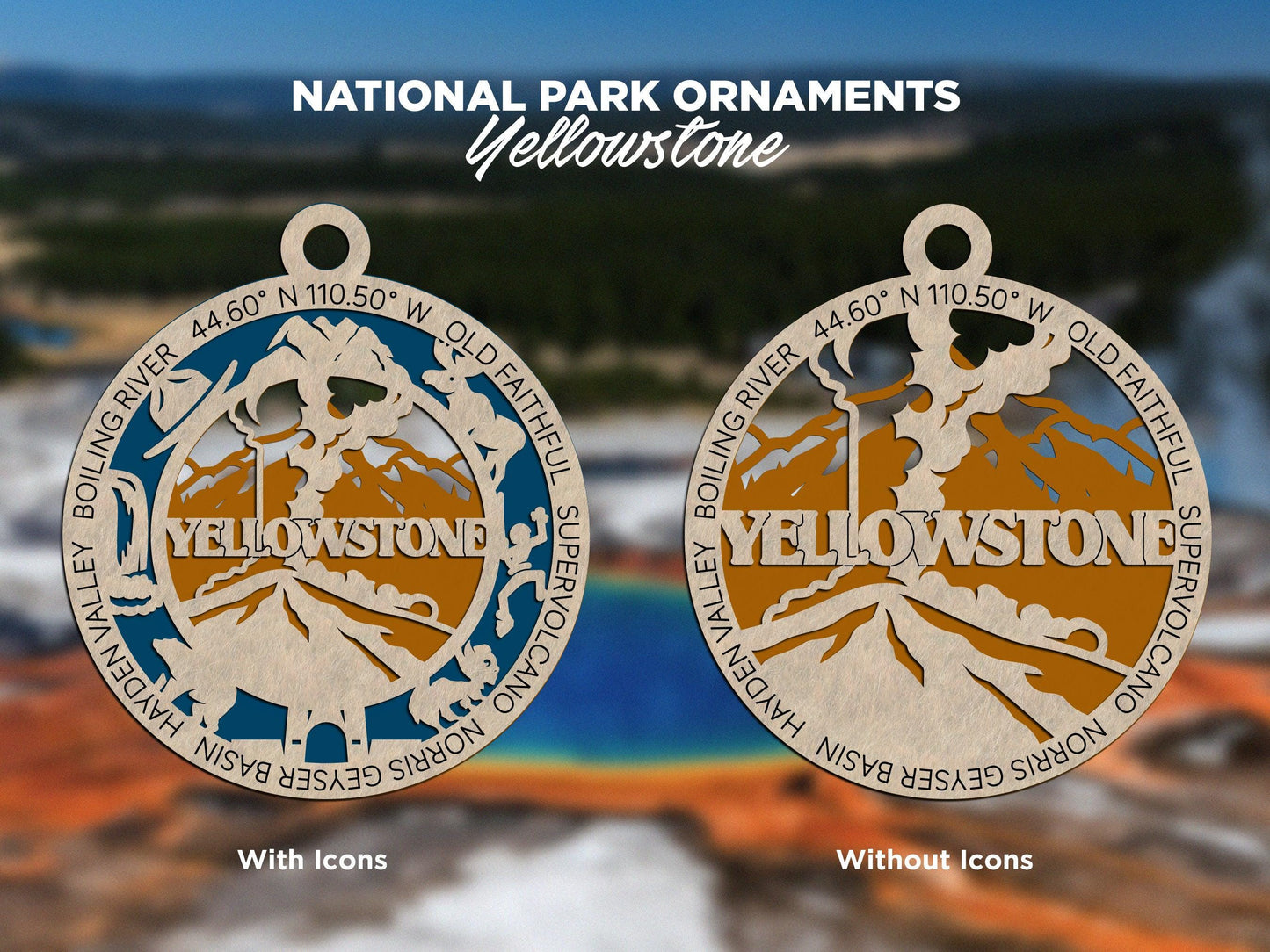 Yellowstone National Park Ornaments