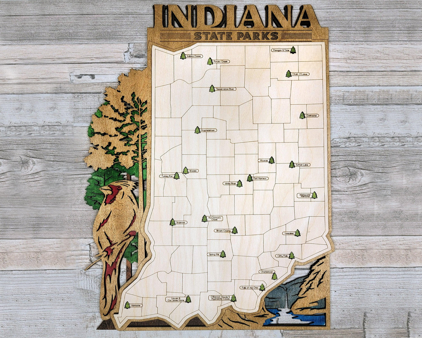 Indiana State Parks Travel Maps