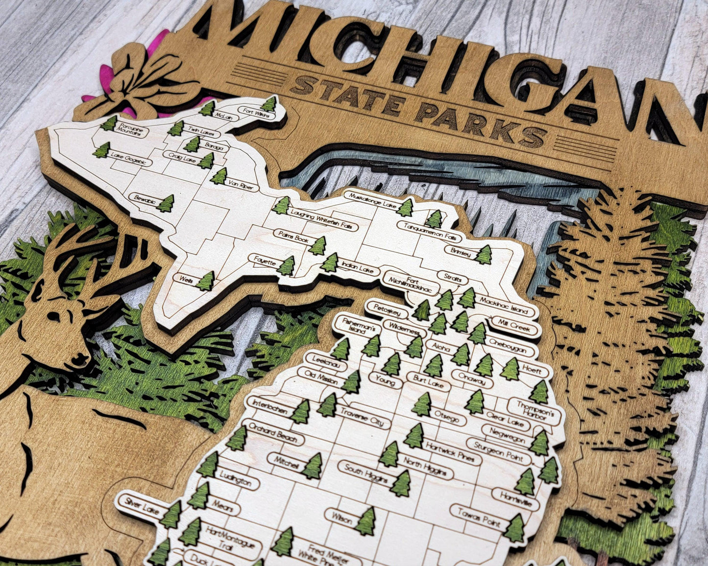 Michigan State Parks Travel Maps