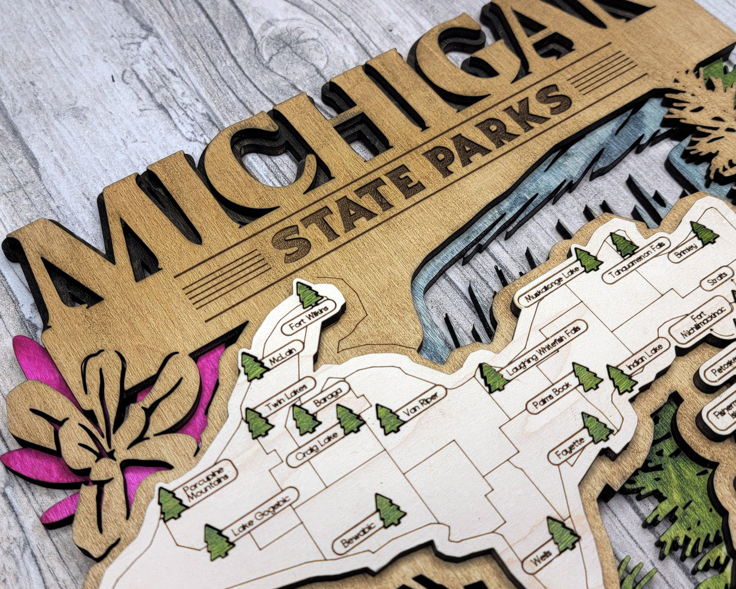 Michigan State Parks Travel Maps