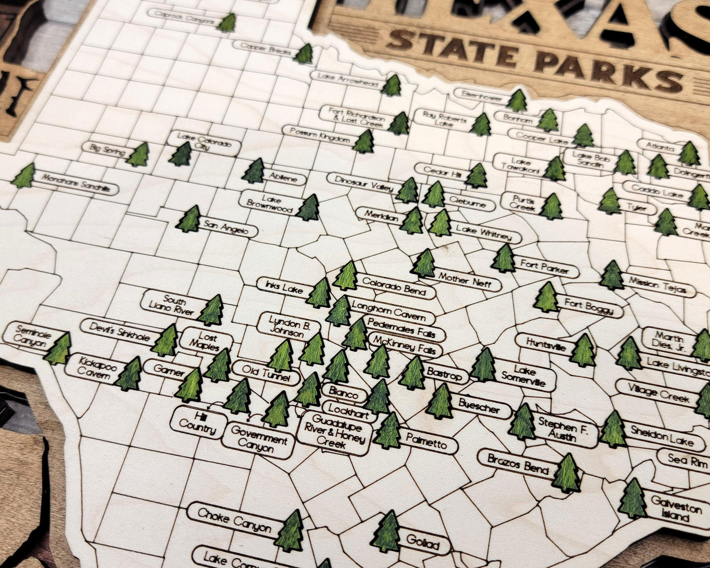 Texas State Parks Maps