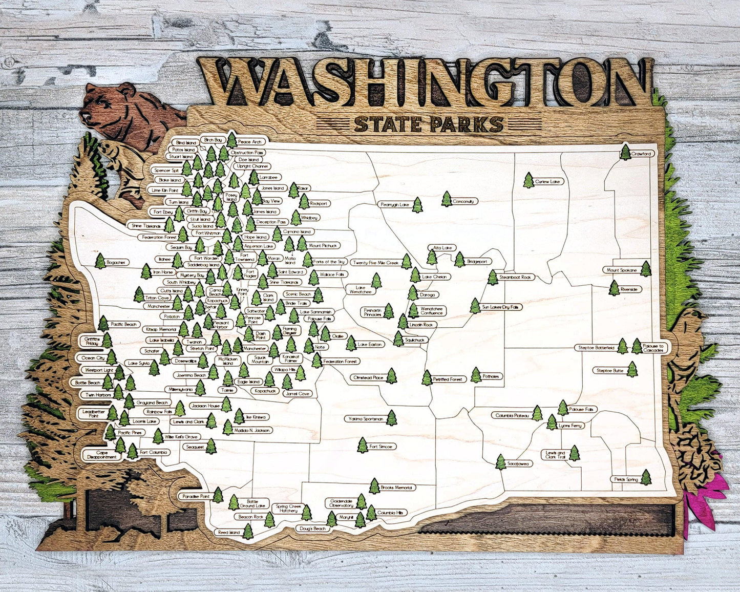 Washington State Parks Travel Maps