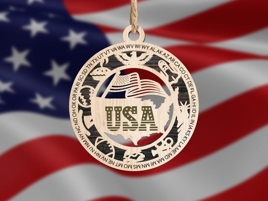 USA Ornaments