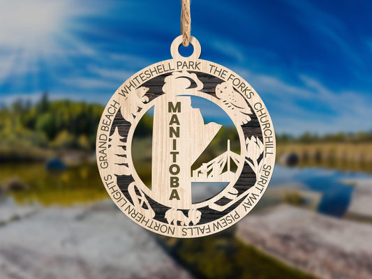 Manitoba Province Travel Ornaments