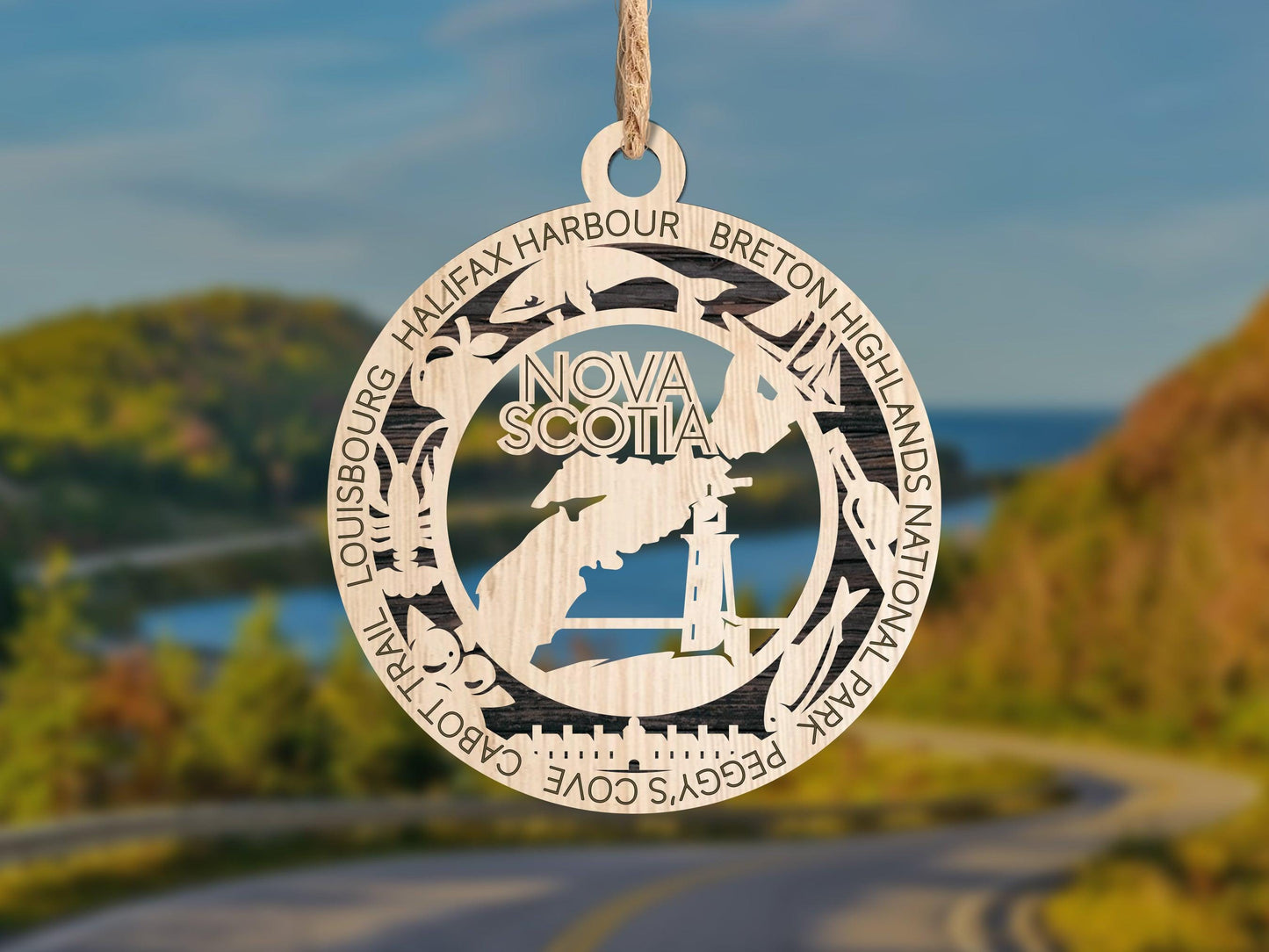 Nova Scotia Province Travel Ornaments