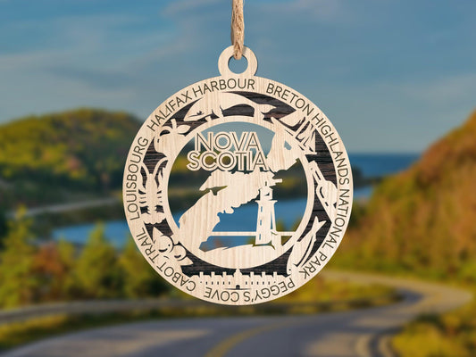 Nova Scotia Province Travel Ornaments