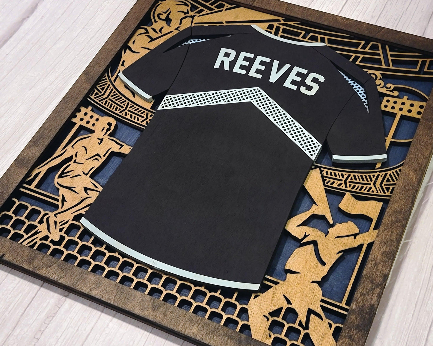 Cheerleader Jersey Plaques Unique Grad or Senior Night Gift - Personalize with Player Name and Stats, Team Name, Number and Colors!