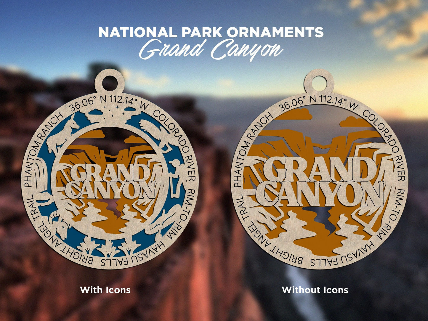Grand Canyon National Park Ornaments