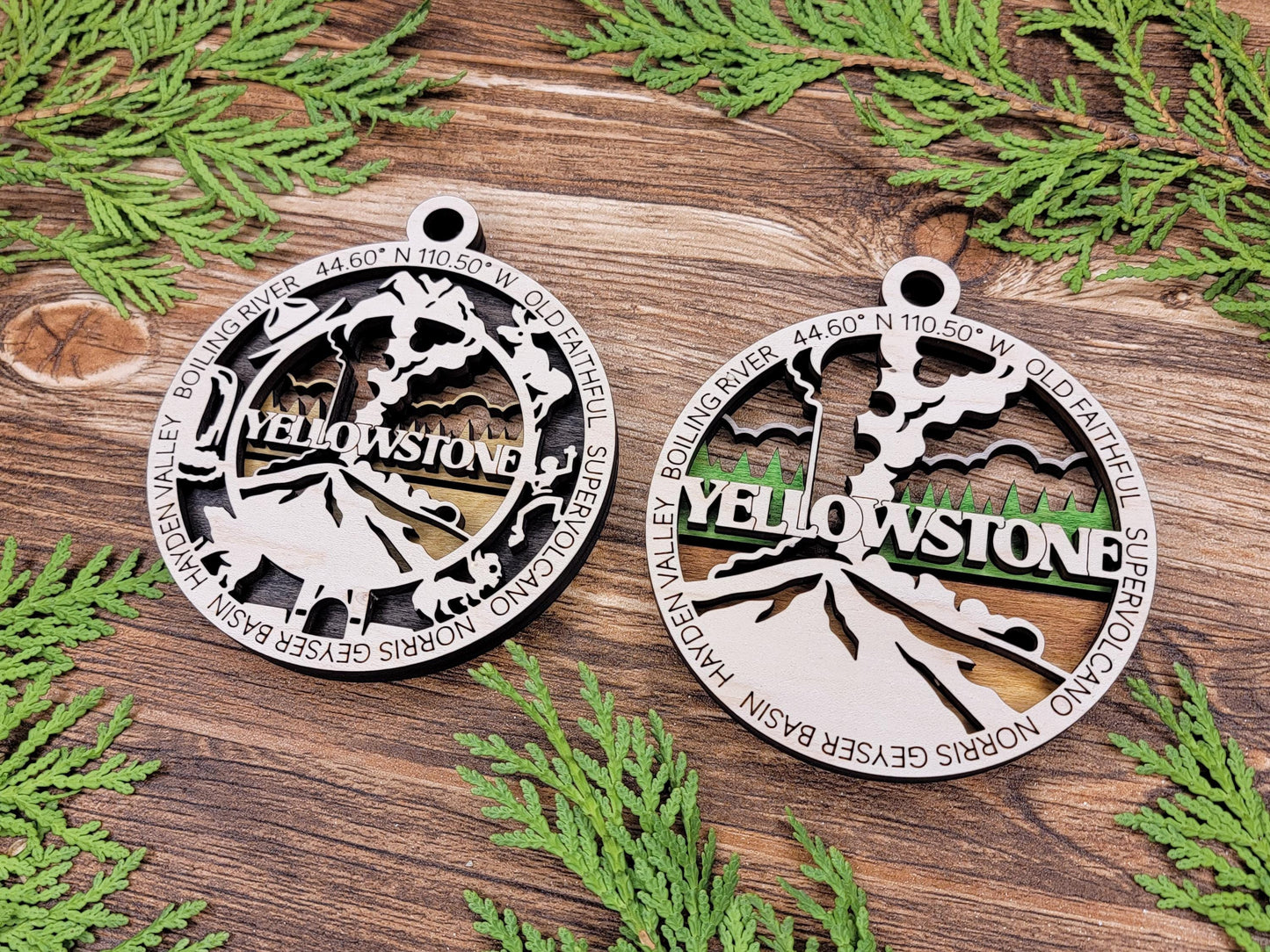 Yellowstone National Park Ornaments