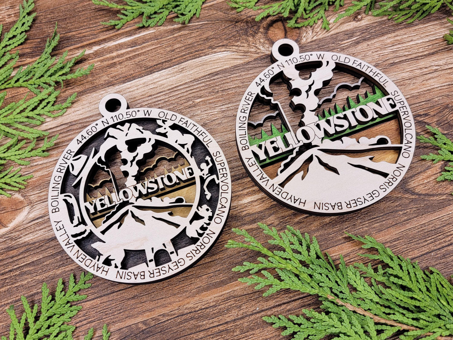 Yellowstone National Park Ornaments