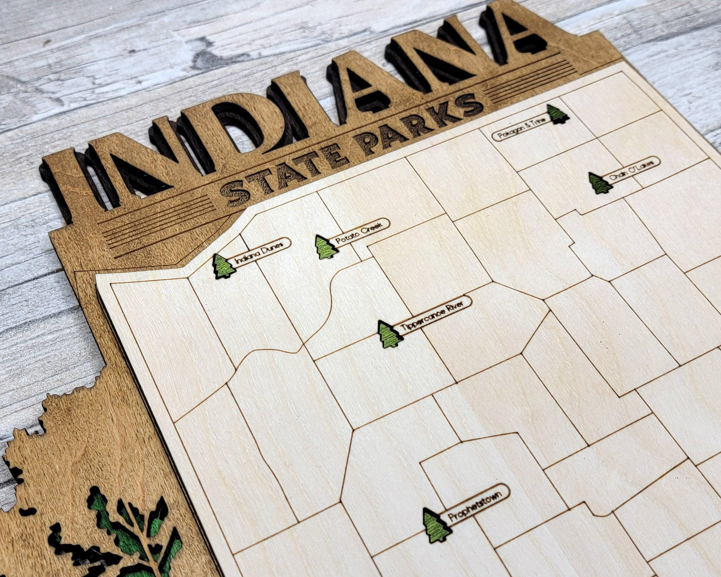 Indiana State Parks Travel Maps