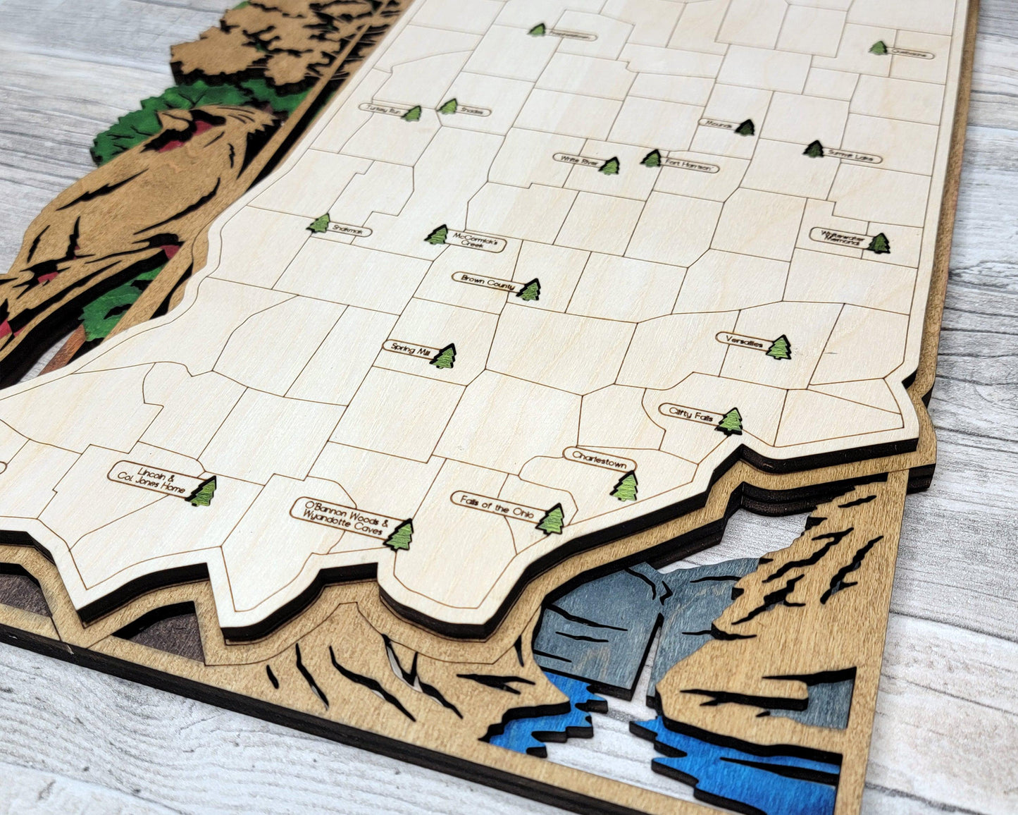 Indiana State Parks Travel Maps