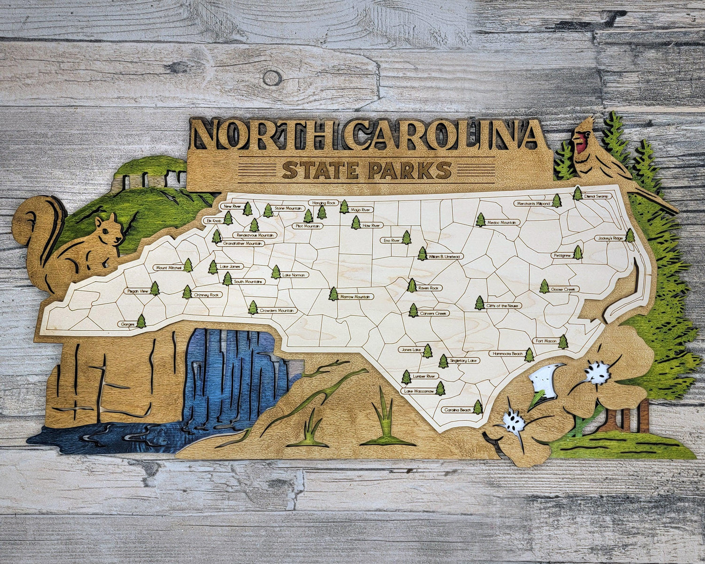 North Carolina State Parks Travel Maps