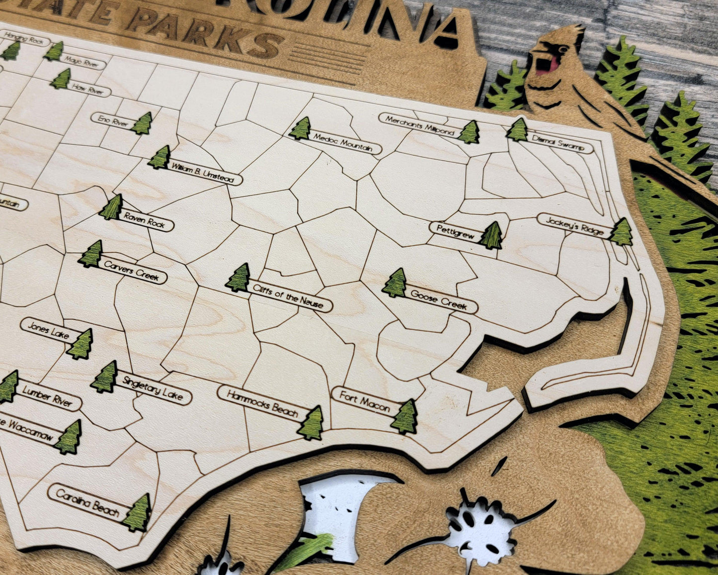 North Carolina State Parks Travel Maps