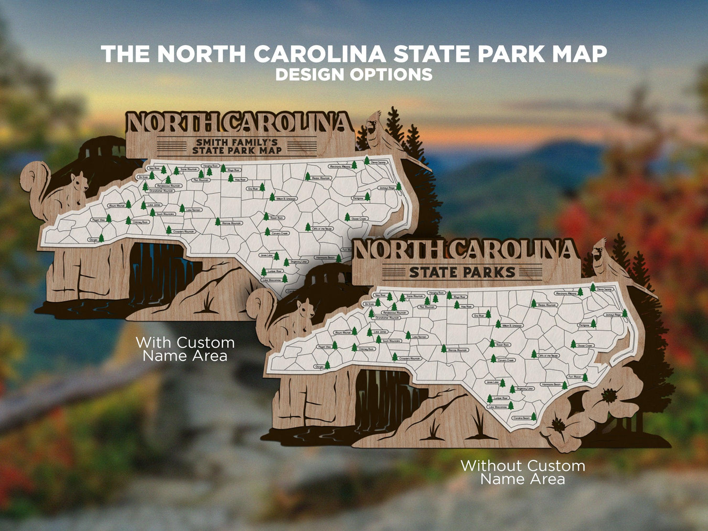 North Carolina State Parks Travel Maps