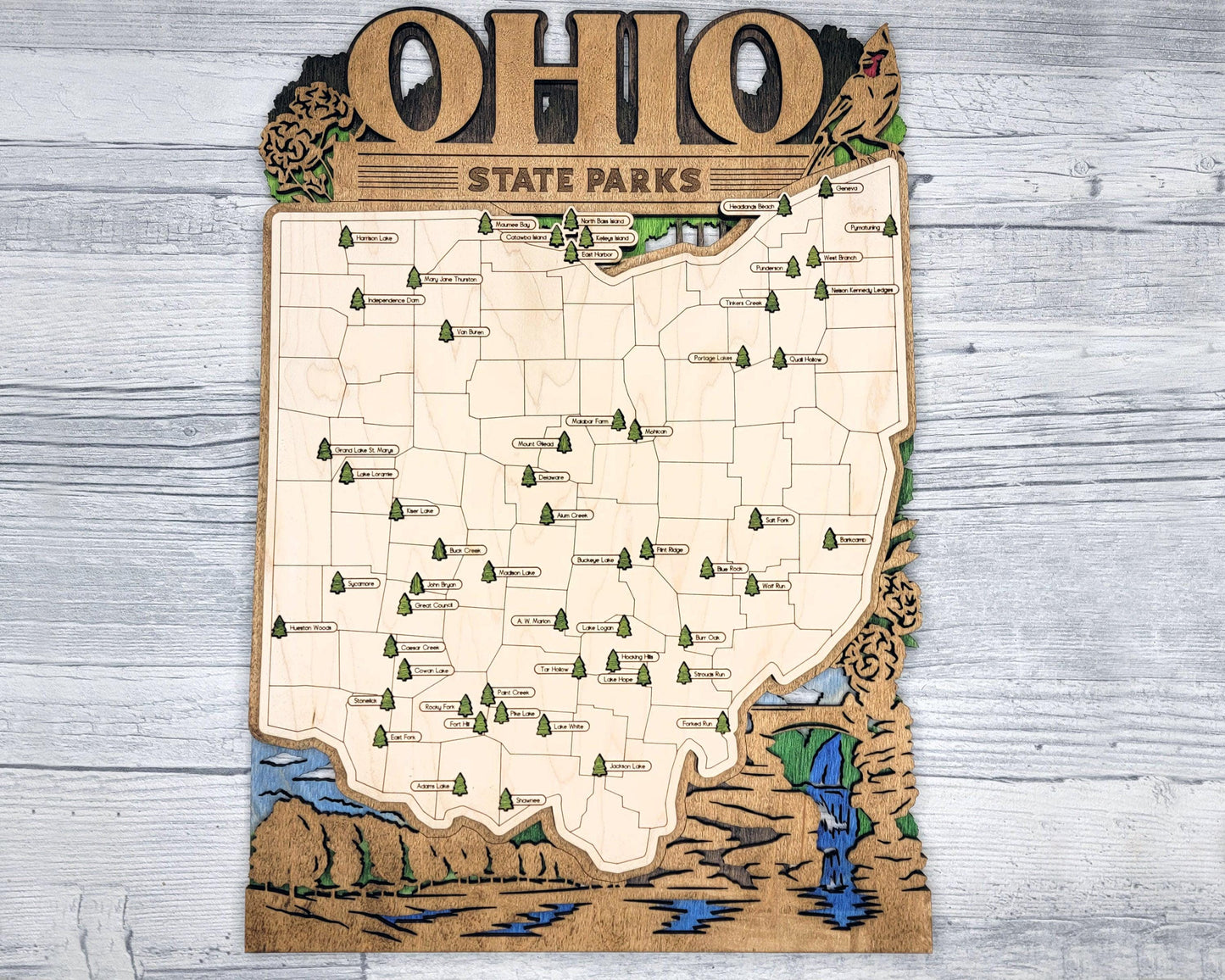 Ohio State Parks Travel Maps